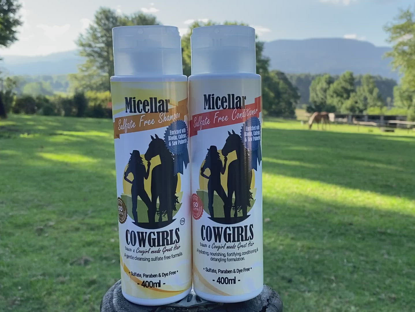 Micellar SulfateFree Shampoo & Conditioner Combo CowGirlsSA